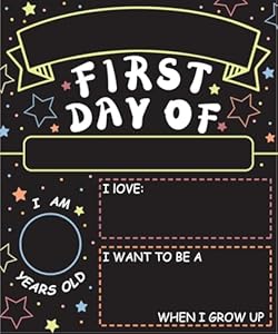 Ohome Einschulungsschild Kreidetafel für Kinder