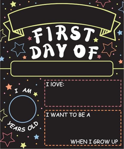 Ohome Einschulungsschild Kreidetafel für Kinder