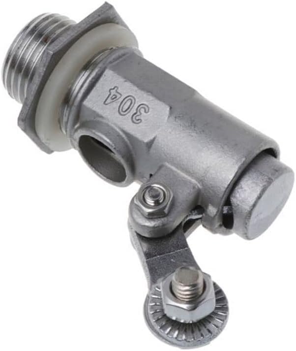 Float,Float Valve, Float Sensor Valve DN15 Male Thread Water Tank Ball, Stainless Steel Flow Control Float Sensor Valves