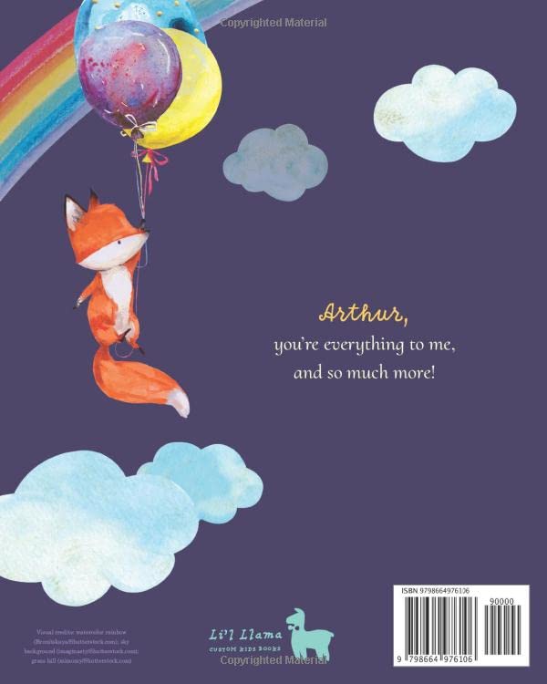 Arthur, You're My Everything: A Personalized Kids Book Just for Arthur! (Personalized Children's Book Gift for Baby Showers and Birthdays) - Image 2