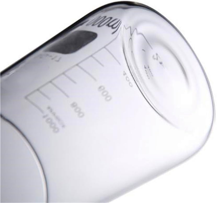 Glass Beaker, Borosilicate Glass Transparent Low Form Beaker For Laboratory Measuring, Capacity 5ml-100ml(5)