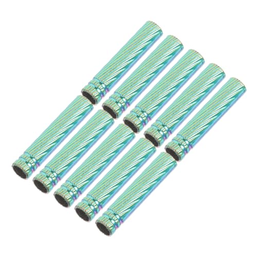 BESPORTBLE 10pcs Metal Shoelace Tips Replacement for Decorative Shoelaces Easy to Install Lightweight and Versatile Suitable for Various Shoe Styles