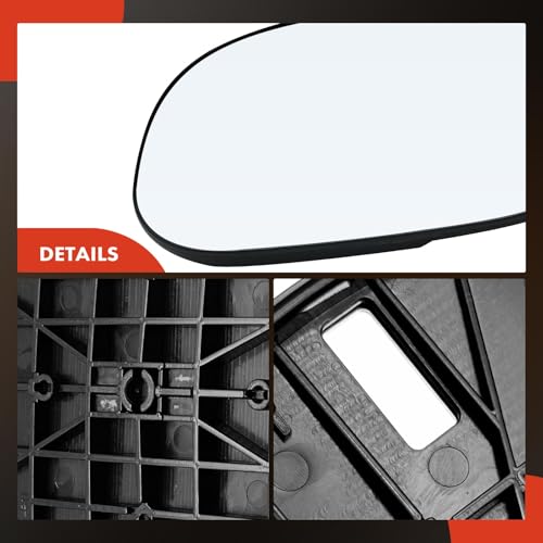 A-Premium Left Driver Side Non-Heated Mirror Glass with Backing Plate - Compatible with Ford F-150 1997-2003, F-150 Heritage 2004, F-250 1997-1999, Expedition & Lincoln Navigator, Non-Towing Mirror by A-Premium - Used condition - Image 7