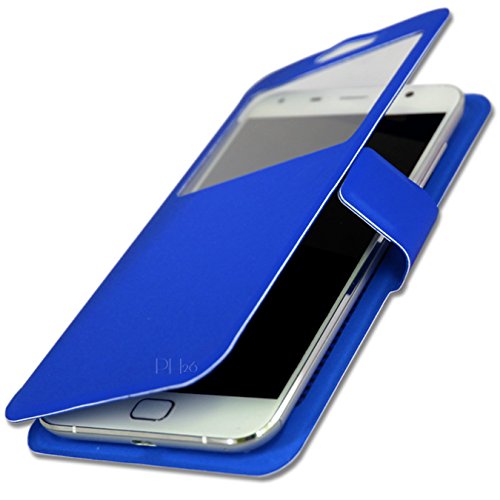 PH26 Wiko Cink Peax Etui Housse Coque Folio Bleu by