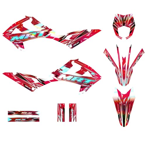 KIT DECO RIEJU MRT 50 DE 2022 à 2026 GALAXIE Holographic (Rouge)
