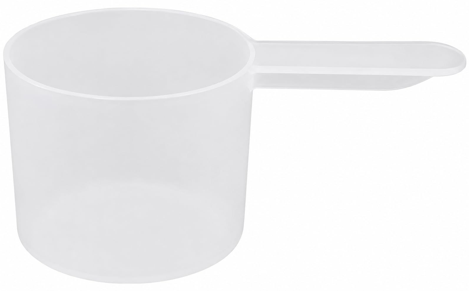 1/4 Cup (4 Tablespoon | 2 Oz. | 60 mL) Short Handle Plastic Measuring Scoop for Coffee, Protein Powder, Pet Food, Spices, Grains, Dry Goods – Food-Grade BPA-Free (Pack of 2)