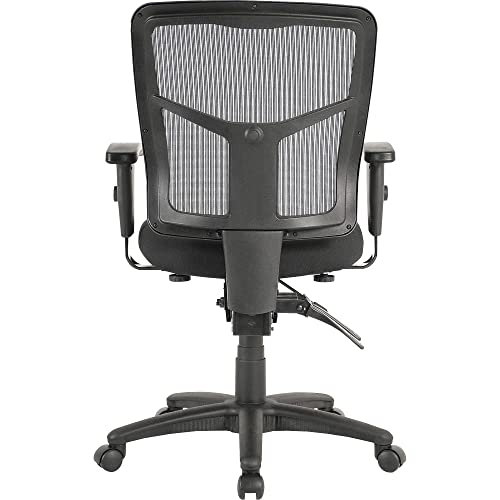Lorell Ergomesh Chair, Mesh Back/Black Fabric Seat #TOP5