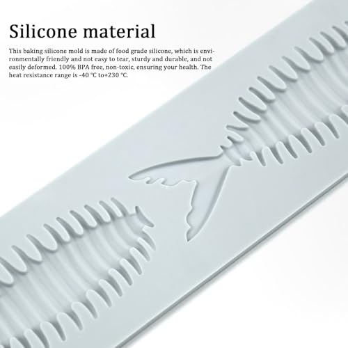 Moule à tuile antiadhésif et flexible en silicone résistant à la chaleur - 3