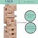 Ubergames Riesenwackelturm bis 120+ cm XXL Jumbo Hi-Tower in Tasche - 1,2m (max im Spiel. Massiver Kiefer Holz Tower Spiel - Extra Luxusblöcke und Tasche (bis 120+ cm)