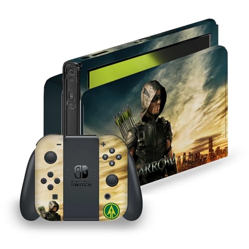 Nintendo Switch OLED skin protection autocollant vinyle anti-rayure motif Arrow TV Series