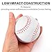 Hubceuo Sport Baseball Reduced Impact Baseball 10Inch Adult Youth Soft Ball for Game Competition Pitching Catching Training