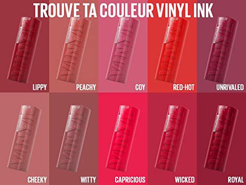 À Lèvres Liquide Effet Vinyl Teinte Royal 55 Superstay Maybelline New York Le À Lèvres - vue 10