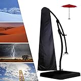 Patio Offset Hanging Umbrella Cover Waterproof Market Parasol Cover Durable 600D Cover for Offset...