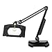 O.C. White DMLC-W-WB Prolite DMLC 3 Diopter Rectangular Magnifier, Weighted Base, White, 43" Reach