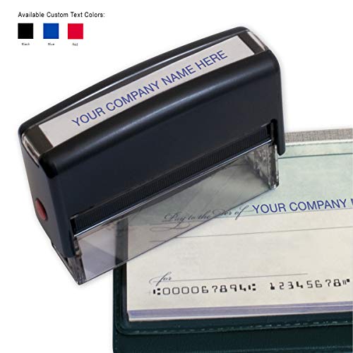 CheckSimple Single Line Business Check Pay-to Stamp - Custom Self Inking for"Pay to The Order of" Line (1 Stamp)