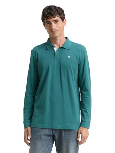 Tom Tailor Damen 1043309 Poloshirt, 14171 - Jasper Green, 3XL EU