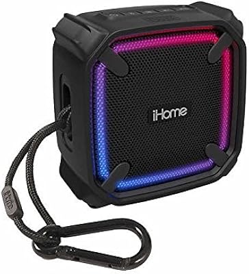 iHome iBT500 Bluetooth Speaker with Lights