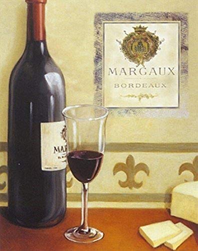 Margaux David Morracco 20x16 Art Print Red Wine Cheese
