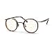 Mincl New Retro Metal Reading Glasses Frame for Men and Women Progressive Multi-Focus Reading Glasses (Leopard, 1.5)