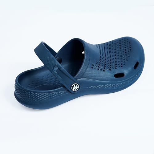 Image of Men's Classic Casual Clogs | Adjustable Back Strap for Adults| Sandals with Soft Touch Fit | Comfortable & Light Weight | Stylish & Anti-Skid | Waterproof & Daily Use for Gents