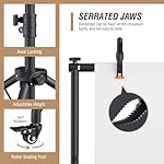 Backdrop Stand with Wheels 10x7.5Ft (WxH), Photo Backdrop Stand Easy to Move,Heavy Duty Back Drop Adjustable Stand for Parties,Banner Stand Photography and Video Studios - Image 2