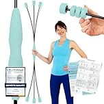 ELANI Schwingstab - Verstellbarer Widerstand & ergonomischer Griff - hochbelastbarer Gymnastikstab, auch als Physiotherapie Zubehör, Swinging Sticks, Schwingstab Fitness Testsieger, Flex Stab