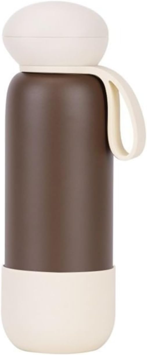 25oz Stainless Steel Water Bottle Vacuum Insulated Dual-Tone, Travel Hydration Flask with Carrying Loop & Silicone Base (M)