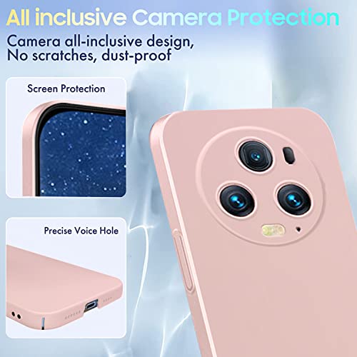 Coque Honor Magic 6 Pro antichoc rose rigide en polycarbonate mat