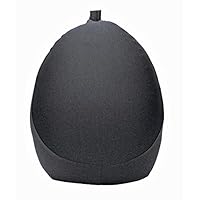 MOGU(モグ) ビーズクッション 黒 フィットチェア カバー付(全長約55㎝) MOGU モグ ビーズクッション フィットチェア 本体＋専用カバー