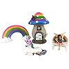Modacraft 172 Accesorios De Jardín De Hadas En Miniatura Que Incluyen 100 Pines Fijos Kit De Jardin De Hadas Modacraft Figuras De Animales De Casa De Hadas Mini Paisaje Para Jardin Casa De Munecas Pla