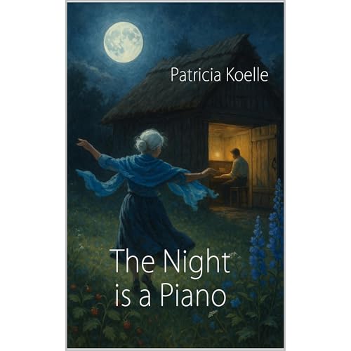 The Night is a Piano Audiolibro Por Patricia Koelle arte de portada