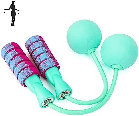 Jump Rope, Weighted Ropeless Skipping Rope for Fitness, Tangle-Fr...