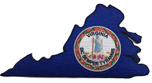 Die Cut Virginia Sic Semper Tyrannis Morale Patch - 2.5