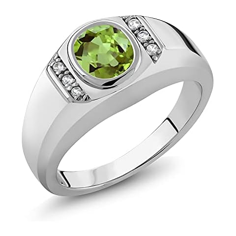 Gem Stone King Green Peridot Ring Cover