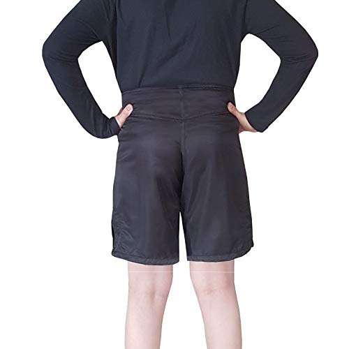 BRUTUL FIGHT Kids MMA Mixed Martial Art Shorts BJJ Training Muay Thai (12) Black
