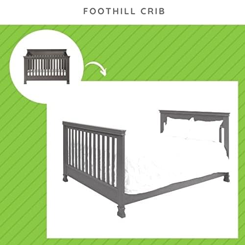 Image of Full-Size Conversion Kit Bed Rails for Namesake, Formerly Million Dollar Baby Convertible Cribs - Solid Wood Rail - Toddler Bed Rail - Nursery & Baby Furniture (Model #M4799 /M5789, Slate)
