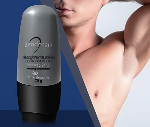 Desodorante Roll-on Cinza Pierre Alexander 70g