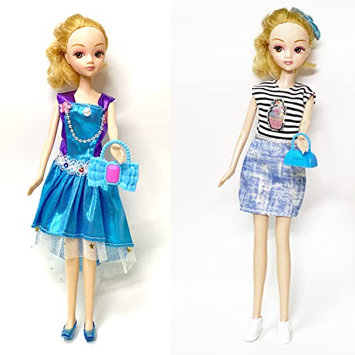 50 Pairs Doll Shoes 10 Doll Handbags 10 Doll Glasses Replacement Fashion Playset Accessories Different Assorted Colors High Heel Boots Sandals For 11.5 Inch Girl Doll #TOP3