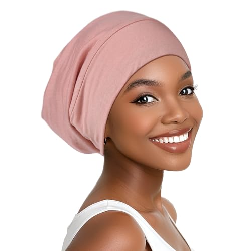 Bonnet en satin pour dormir Joyhabit anti-frisottis et ajustable pour cheveux