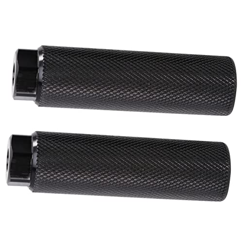 BIUDECO Dirt Bike Foot Pegs Aluminum Alloy Bike Pegs for Mountain Bike Red Bike Pegs Sturdy Wear-Resistant Cycling Pegs