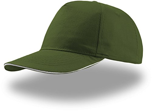 Atlantis Start Five Sandwich Cap, One Size, Green