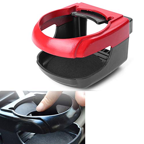 Portavasos Clip para Auto Color Rojo ABS miniatura 1