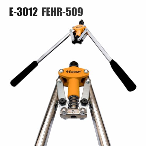 Image of Eastman Hand Riveters 509 mm Pop Rivet Gun Fast Hitting Professional Chrome Handled Riveting Tool for Metal Furniture Automotive Home Workshop (E-3012)