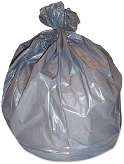 Boardwalk 3858SEH Extra-Extra-Heavy Can Liner 38x58 60gal 1.1 Mil Gray 25 Bag/RL 4 RL/CT