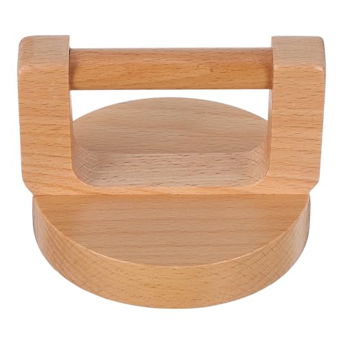 OHPHCALL - OHPHCALL Smooth Bottom Wooden Baren with Ergonomic Handle for Block Print Kit Art Classroom Supplies