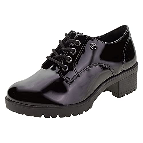 Sapato Oxford Via Marte Verniz Preto 36