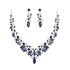 Sapphire Color Silver-Tone