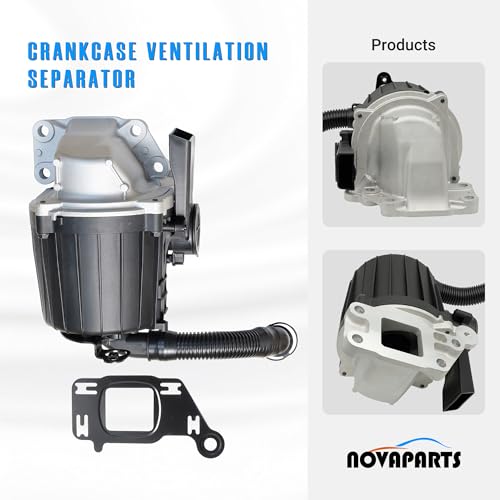 NOVAPARTS A4720108262 Crankcase Ventilation Separator for Detroit DD13 DD15 Mack MP8 2010-Present Diesel Oil Separator with Gasket Gloves Replaces OE# A4720107662 EA4720108262 4720180780 by NOVAPARTS - Used condition - Image 2