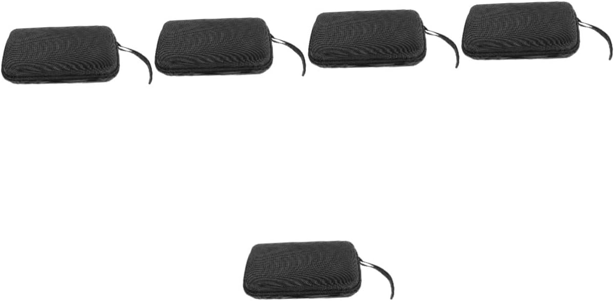 POPETPOP 5pcs Microphone Carrying Case Wireless Mic Storage Bag Compact Easy to Use Holder