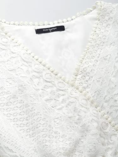 Image of Style Quotient Women Peach Lace Casual Top